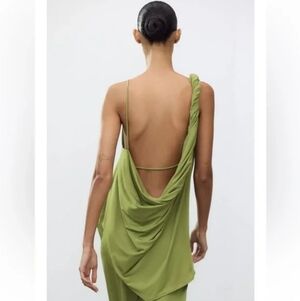 Zara Ruched Asymmetric Top